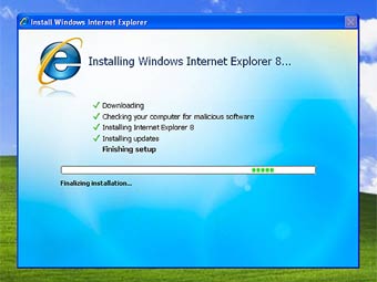 Следующая тестовая версия Internet Explorer 8 появится в начале 2009 года