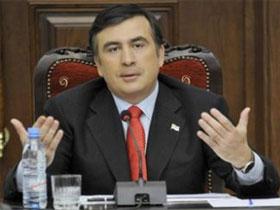 Михаил Саакашвили ударил премьер-министра Грузии и бросил в него телефон