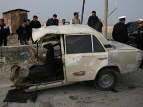 ДТП со смертельным исходом на дороге Баку - Сумгайыт