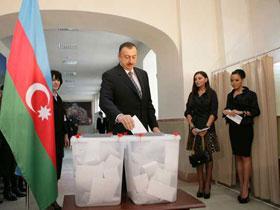 Президент Ильхам Алиев принял участие в голосовании по Референдуму