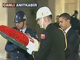 Президент США Барак Обама посетил могилу Ататюрка в мавзолее "Аныткабир"