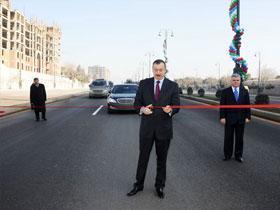 Ильхам Алиев принял участие в открытии ряда объектов в столице