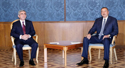 Завершилась встреча президентов Азербайджана и Армении